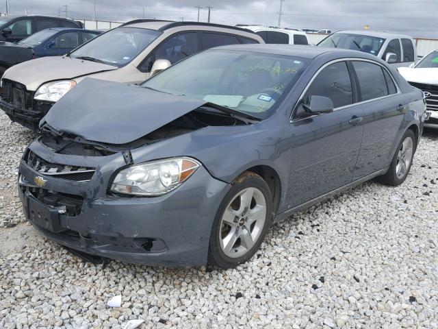 1G1ZH57BX94247044 - 2009 CHEVROLET MALIBU 1LT GRAY photo 2
