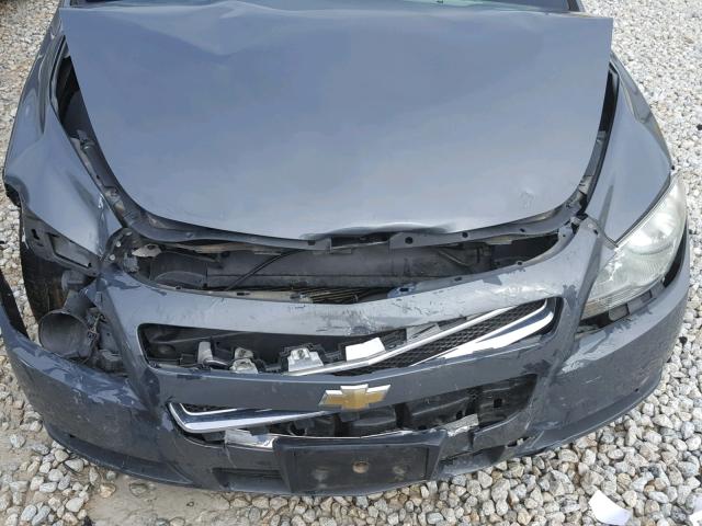 1G1ZH57BX94247044 - 2009 CHEVROLET MALIBU 1LT GRAY photo 7