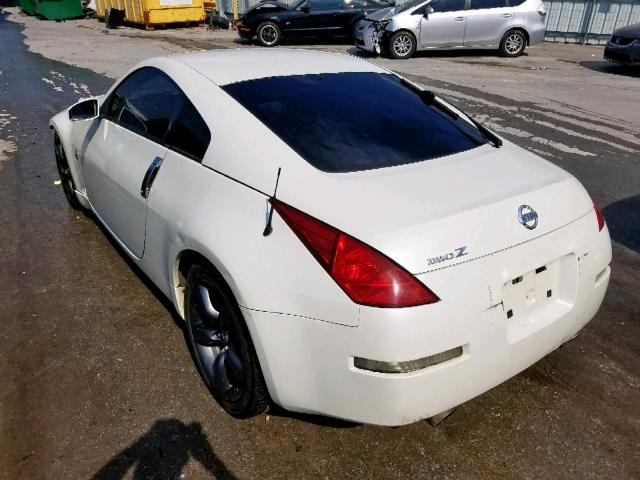 JN1AZ34E24T052433 - 2004 NISSAN 350Z COUPE WHITE photo 3