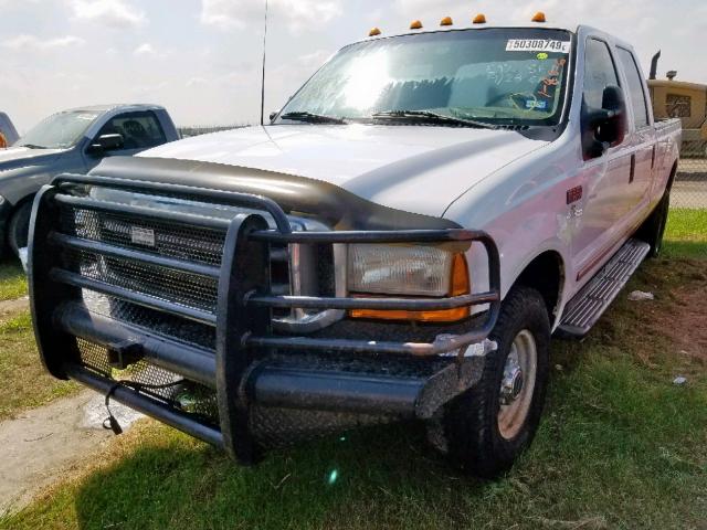 1FTSW31F8XEE30254 - 1999 FORD F-350 WHITE photo 2