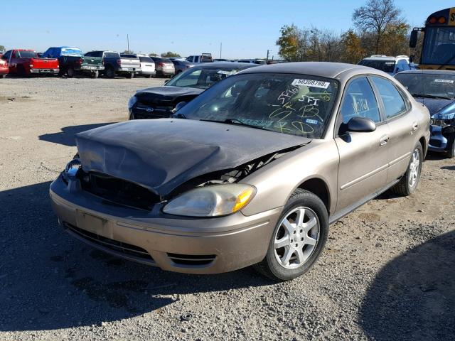 1FAFP56U96A202566 - 2006 FORD TAURUS SEL GOLD photo 2