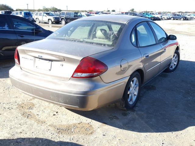 1FAFP56U96A202566 - 2006 FORD TAURUS SEL GOLD photo 4