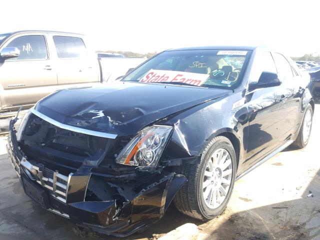 1G6DE5E52C0148307 - 2012 CADILLAC CTS LUXURY BLACK photo 2