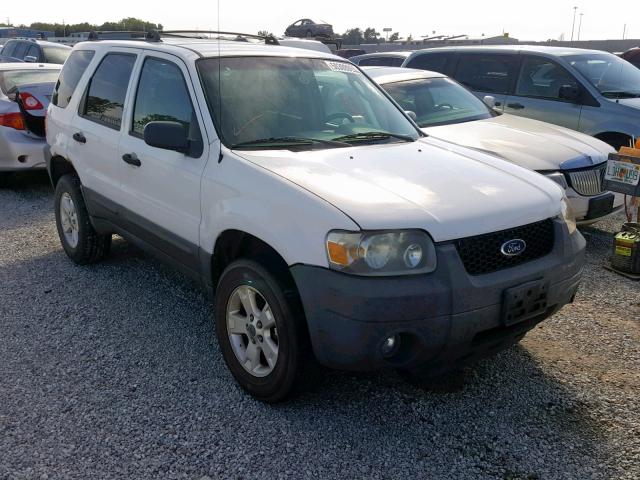 1FMCU03136KC44479 - 2006 FORD ESCAPE XLT WHITE photo 1