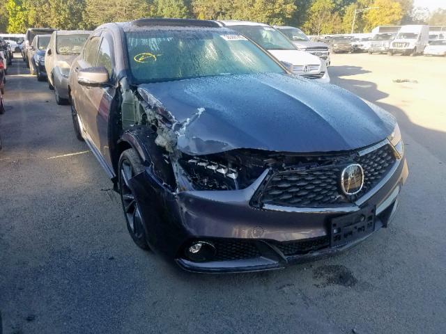 19UUB3F62JA003603 - 2018 ACURA TLX TECH+A GRAY photo 1