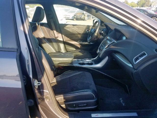 19UUB3F62JA003603 - 2018 ACURA TLX TECH+A GRAY photo 5
