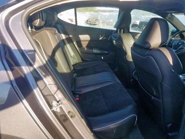 19UUB3F62JA003603 - 2018 ACURA TLX TECH+A GRAY photo 6