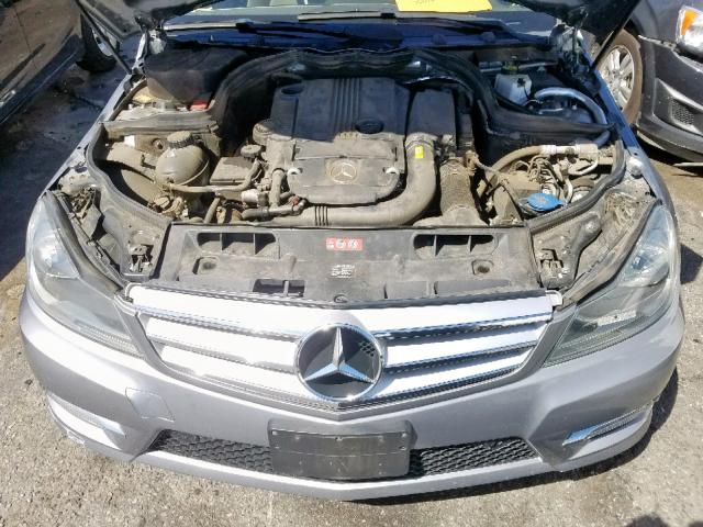 WDDGF4HB8DA865203 - 2013 MERCEDES-BENZ C 250 GRAY photo 7