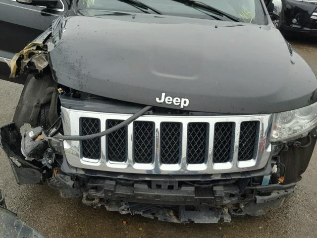 1J4RR6GT1BC606774 - 2011 JEEP GRAND CHER BLACK photo 7