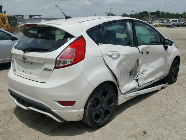 3FADP4GX6HM130094 - 2017 FORD FIESTA ST WHITE photo 4