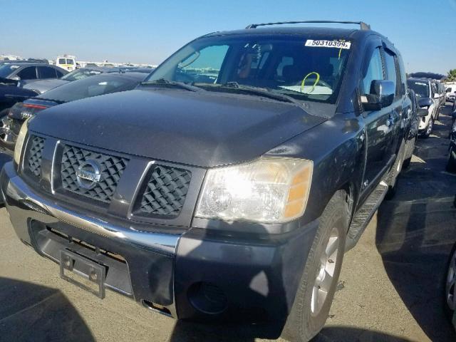 5N1AA08A55N721869 - 2005 NISSAN ARMADA SE GRAY photo 2