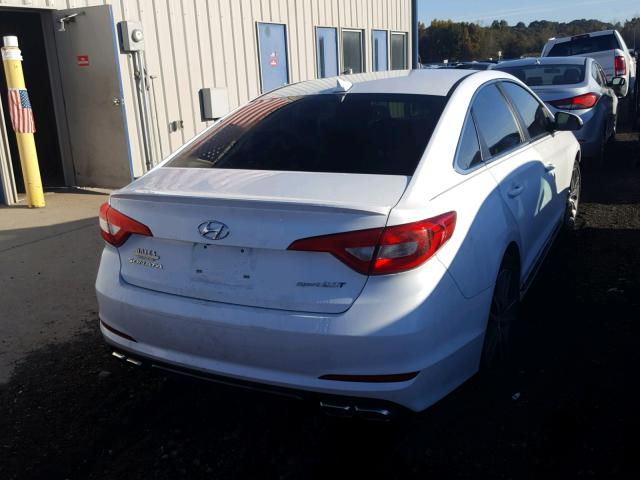 5NPE34AB6HH502028 - 2017 HYUNDAI SONATA SPO WHITE photo 4