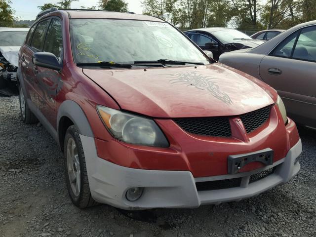 5Y2SM62894Z443588 - 2004 PONTIAC VIBE RED photo 1