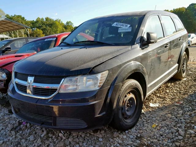 3D4PG4FB4AT177846 - 2010 DODGE JOURNEY SE BLACK photo 2