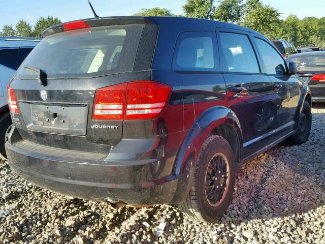 3D4PG4FB4AT177846 - 2010 DODGE JOURNEY SE BLACK photo 4