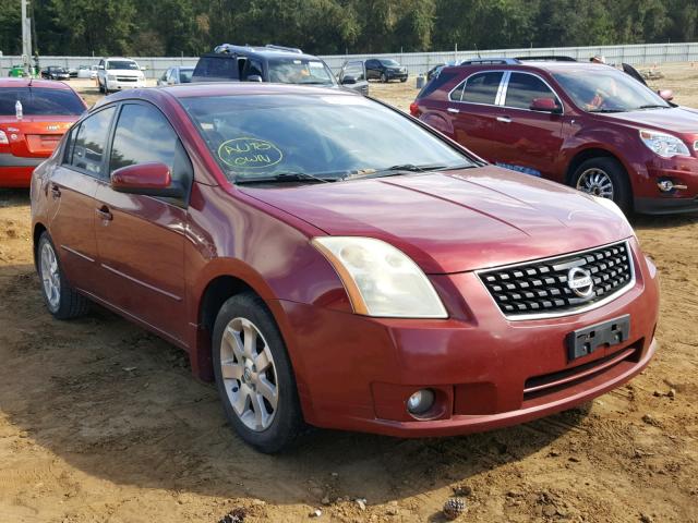 3N1AB61E48L727736 - 2008 NISSAN SENTRA 2.0 MAROON photo 1