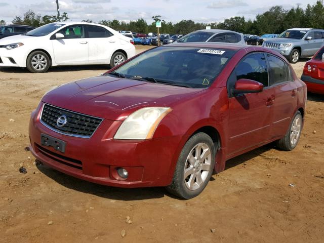 3N1AB61E48L727736 - 2008 NISSAN SENTRA 2.0 MAROON photo 2