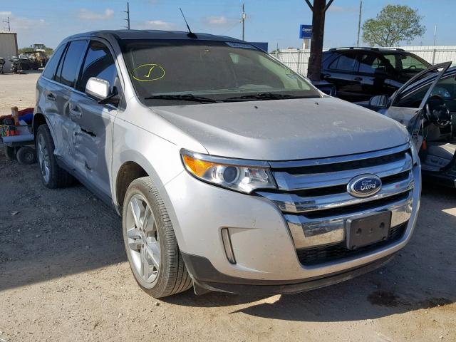 2FMDK3KC5DBA28834 - 2013 FORD EDGE LIMIT SILVER photo 1