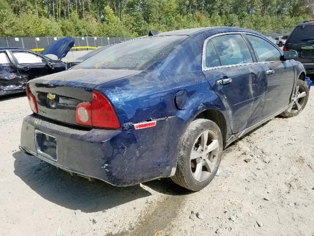 1G1ZC5E02CF296489 - 2012 CHEVROLET MALIBU 1LT 蓝色 照片 4