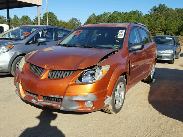 5Y2SL628X4Z448530 - 2004 PONTIAC VIBE ORANGE photo 2