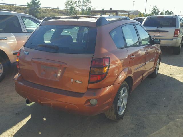 5Y2SL628X4Z448530 - 2004 PONTIAC VIBE ORANGE photo 4