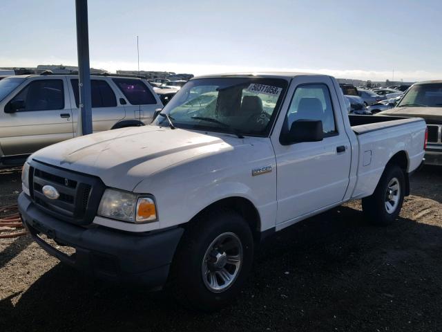 1FTYR10U97PA66291 - 2007 FORD RANGER WHITE photo 2