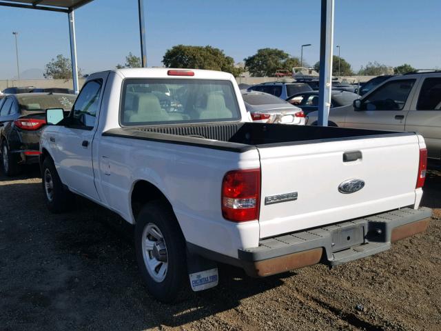 1FTYR10U97PA66291 - 2007 FORD RANGER WHITE photo 3