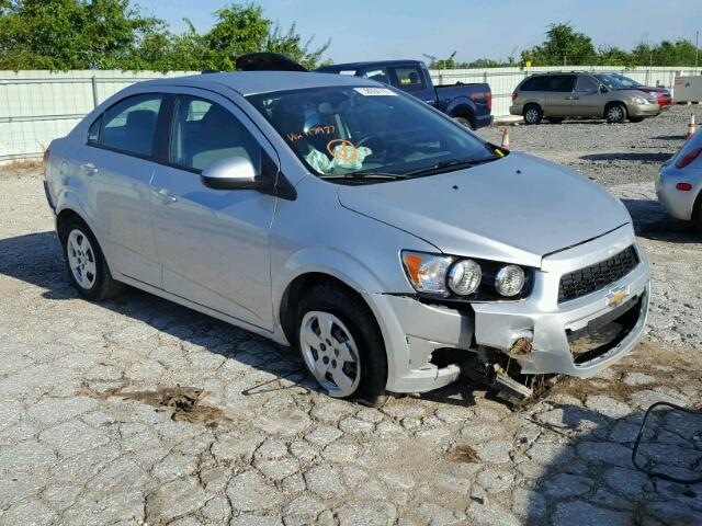 1G1JB5SH6F4117977 - 2015 CHEVROLET SONIC LS 银色 照片 1