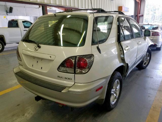 JTJHF10U920283010 - 2002 LEXUS RX 300 WHITE photo 4