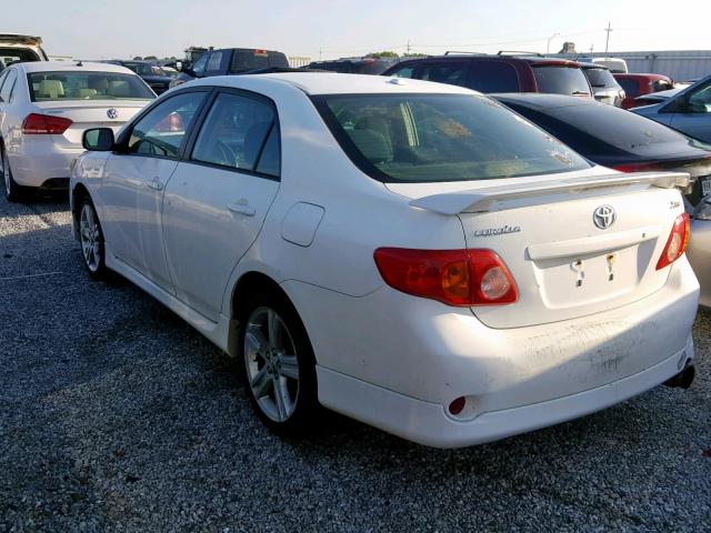 2T1BE40E19C017907 - 2009 TOYOTA COROLLA XR 白色 照片 3