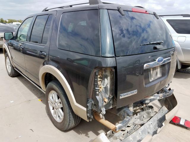 1FMEU64E47UB18957 - 2007 FORD EXPLORER E CHARCOAL photo 3