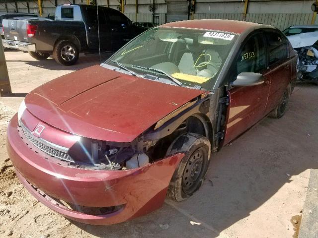 1G8AJ52F83Z111311 - 2003 SATURN ION LEVEL MAROON photo 2