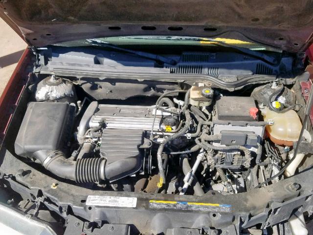 1G8AJ52F83Z111311 - 2003 SATURN ION LEVEL MAROON photo 7