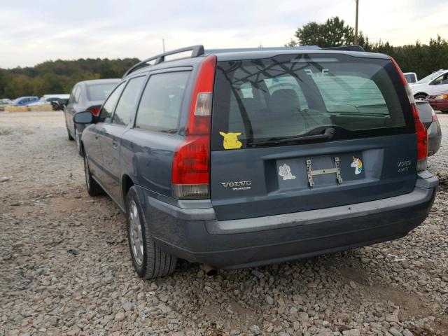 YV1SW58D921190447 - 2002 VOLVO V70 2.4T GRAY photo 3