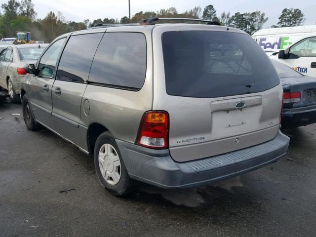 2FMZA51421BC15782 - 2001 FORD WINDSTAR L TAN photo 3