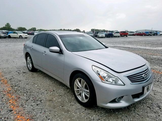 JN1CV6AR9CM677854 - 2012 INFINITI G37 SILVER photo 1