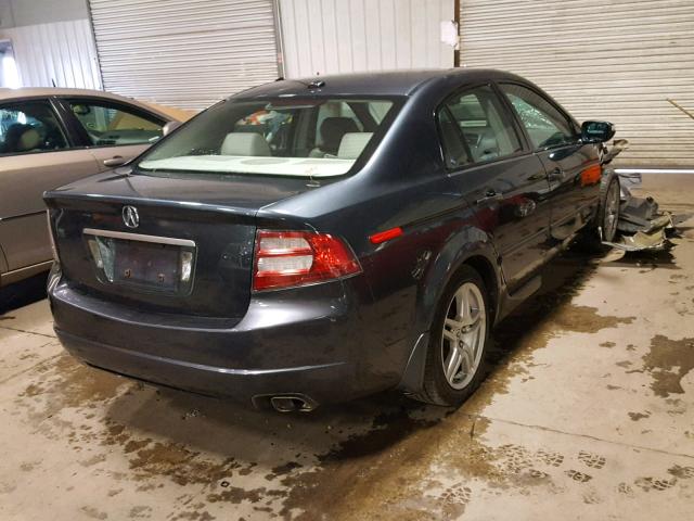 19UUA66227A046039 - 2007 ACURA TL BLACK photo 4