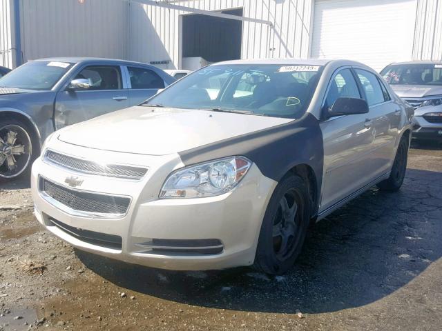 1G1ZC5EB5AF145208 - 2010 CHEVROLET MALIBU 1LT 银色 照片 2