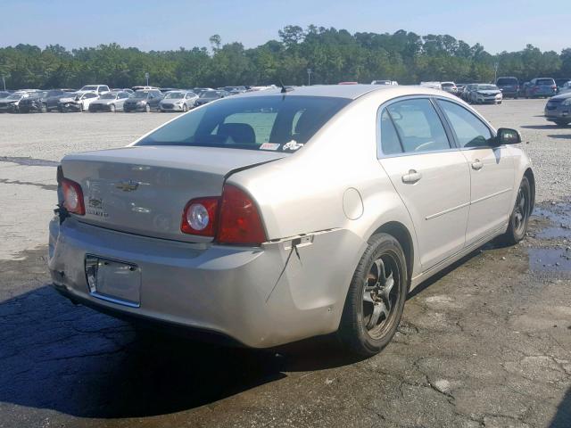 1G1ZC5EB5AF145208 - 2010 CHEVROLET MALIBU 1LT 银色 照片 4