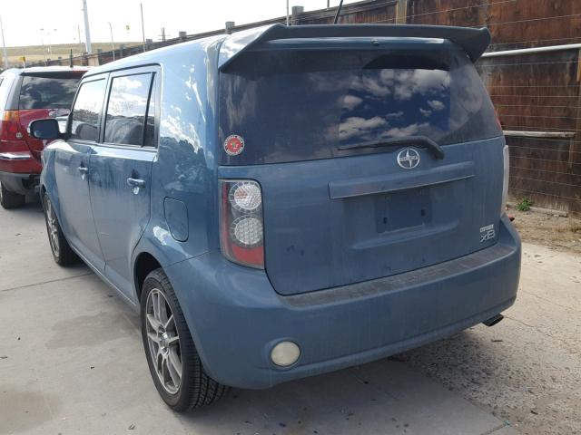 JTLKE50E191063574 - 2009 TOYOTA SCION XB Сұр фото 3