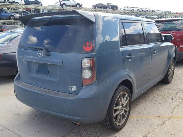 JTLKE50E191063574 - 2009 TOYOTA SCION XB Сұр фото 4