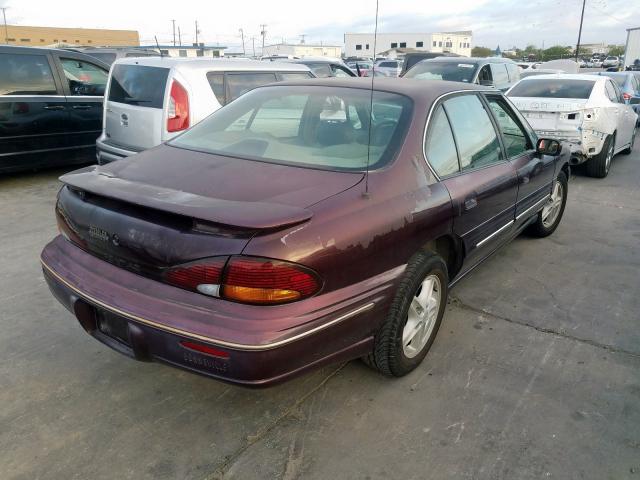 1G2HX52K7VH269068 - 1997 PONTIAC BONNEVILLE BURGUNDY photo 4