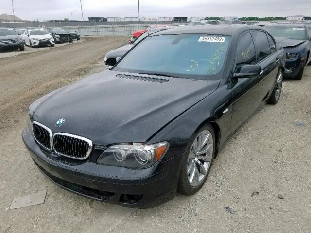 WBAHN83587DT69361 - 2007 BMW 750 BLACK photo 2