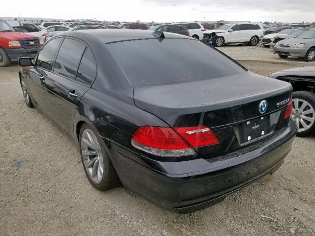 WBAHN83587DT69361 - 2007 BMW 750 BLACK photo 3