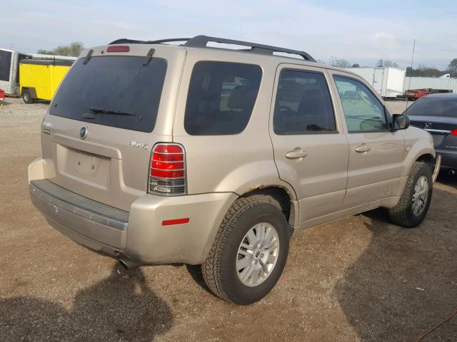 4M2CU91137KJ06853 - 2007 MERCURY MARINER LU TAN photo 4