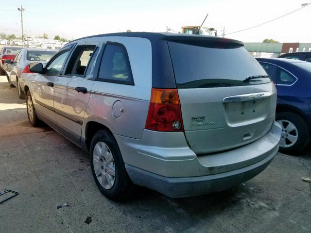 2A8GM48L58R152035 - 2008 CHRYSLER PACIFICA L SILVER photo 3