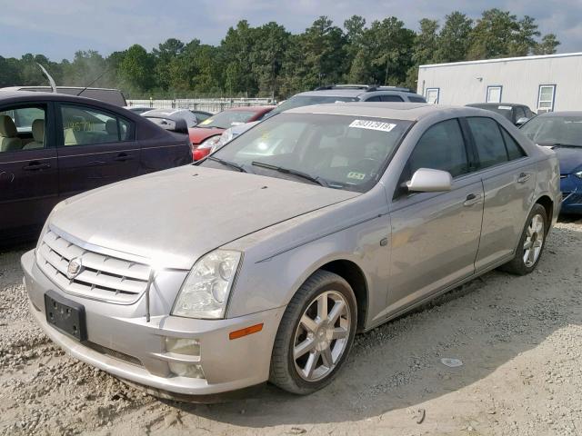 1G6DW677850118295 - 2005 CADILLAC STS GRAY photo 2