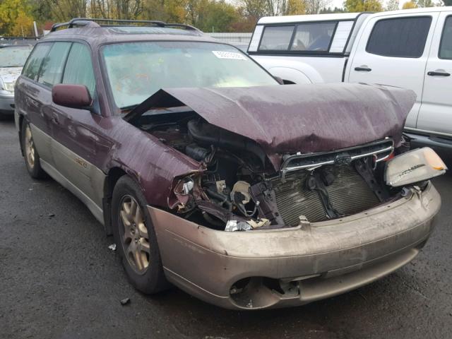 4S3BH6864Y7664396 - 2000 SUBARU LEGACY OUT MAROON photo 1