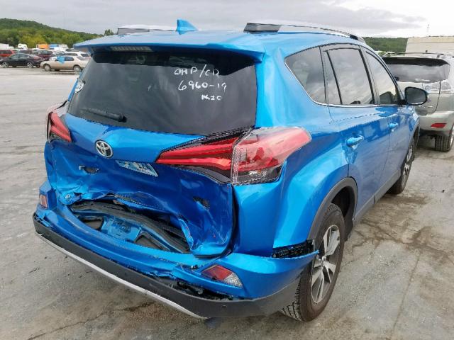 JTMWFREV2JJ203307 - 2018 TOYOTA RAV4 ADVEN BLUE photo 4