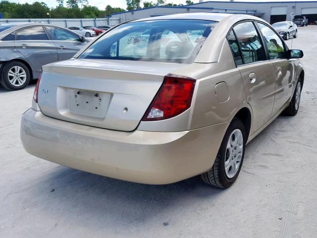 1G8AJ52F44Z214453 - 2004 SATURN ION LEVEL GOLD photo 4